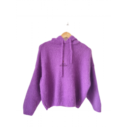 Pull oversize avec capuche...