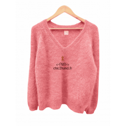 Pull oversize doudou col V...