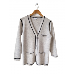 Gilet cardigan doudou 70%...