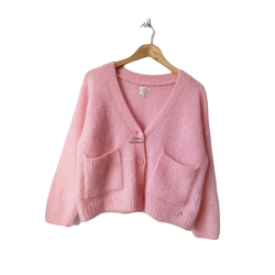 Gilet cardigan doudou Des...