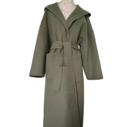 Manteau oversize en laine...