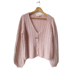 Gilet cardigan doudou laine...