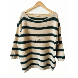 Pull 46% laine mohair...