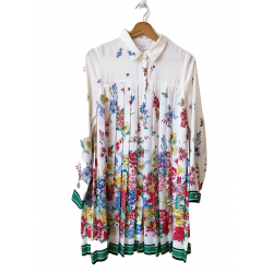 Robe manches longues pli...