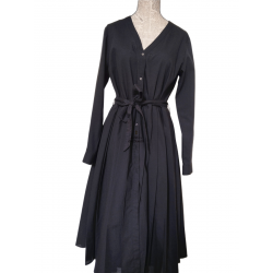 Robe chemise 100% coton col...