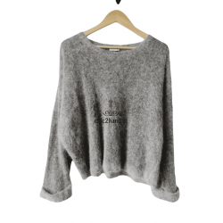 Pull oversize 50% angora...