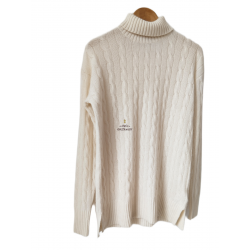 Pull col roulé 100% laine...