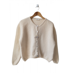 Gilet oversize laine alpaga...