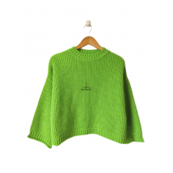 Pull oversize laine coton...