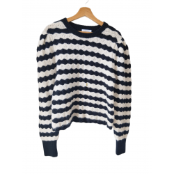Pull oversize col rond...