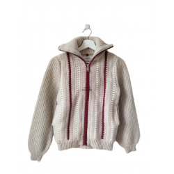 Gilet cardigan zippé épais...