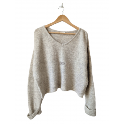 Pull oversize laine...