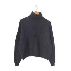 Pull oversize col roulé...