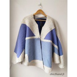 Manteau cape poncho en 75%...