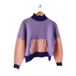 Pull oversize col montant...