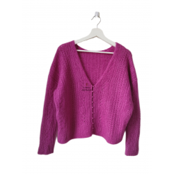 Gilet épais doudou ajouré...