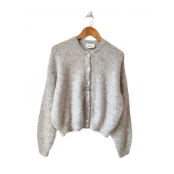 Gilet cardigan laine 68%...