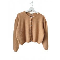 Gilet oversize laine alpaga...