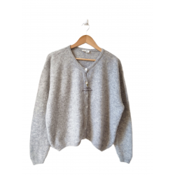 Gilet oversize laine alpaga...