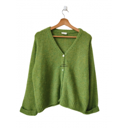 Gilet boutonné oversize...