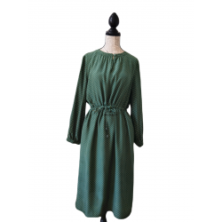 Robe longue 100% pure soie...