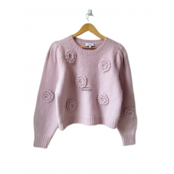 Pull oversize col montant...