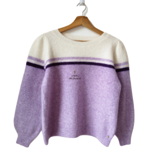 Pull doudou violet Des petits hauts modèle balise T3 TBE