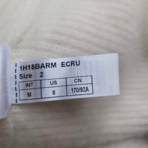 Pull Barmy dos décolleté épais doudou Ba&sh T2 blanc crème neuf