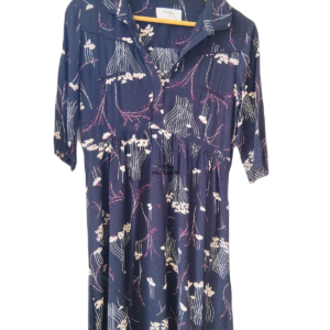 Robe fluide Ba&sh T0 noir fleuri NEUF