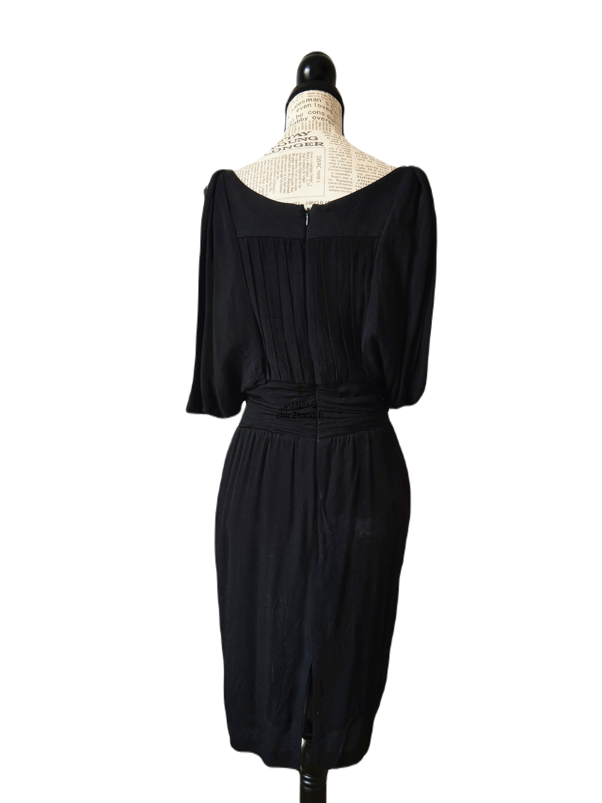 Robe classe souple noire Belair T1 NEUF – Image 2