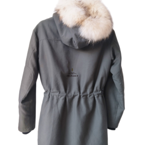 Parka fourrue avec capuche Claudie Pierlot FR36 S kaki Excellent état