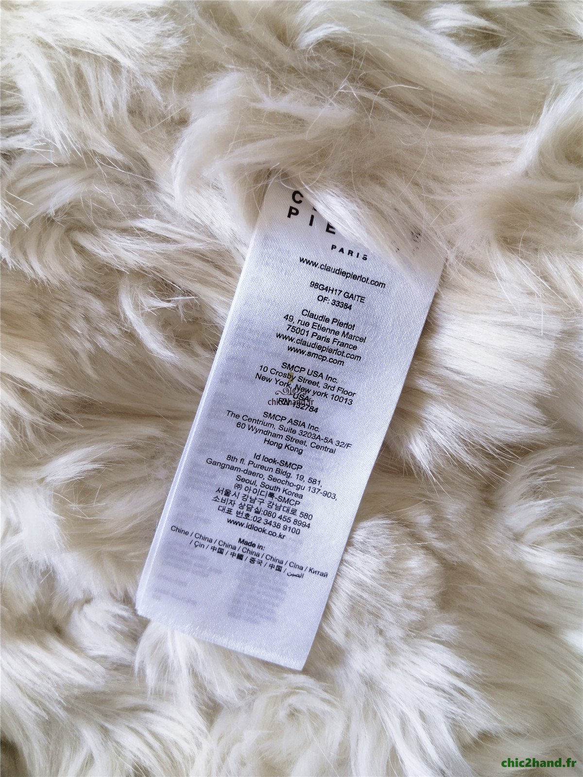 Parka fourrue avec capuche Claudie Pierlot FR36 S kaki Excellent état – Image 12