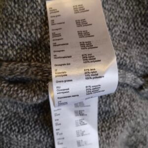 Pull épais doudou laine col montant Claudie Pierlot T1 gris chiné neuf
