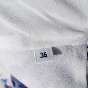 Robe longue avec doublure boutonné Claudie Pierlot fr38 M blanc fleuri NEUF
