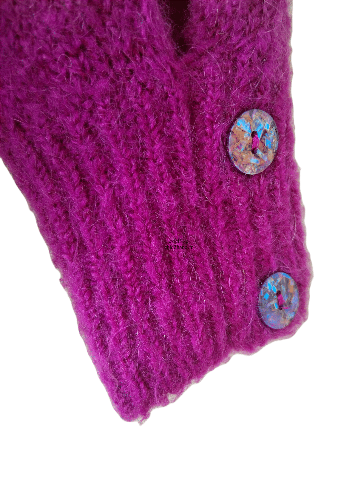 Pull oversize doudou Des Petits Hauts darcy kid mohair mérinos T0 violet Excellent état – Image 5