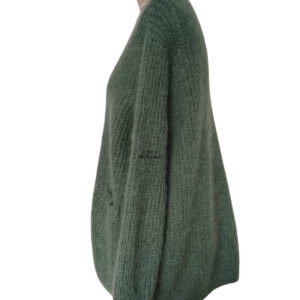Gilet cardigan oversize ouvert Des Petits Hauts alpaga delise T2 vert d&rsquo;eau NEUF