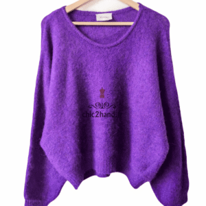 Pull oversize laine American Vintage east18E violet NEUF M L east