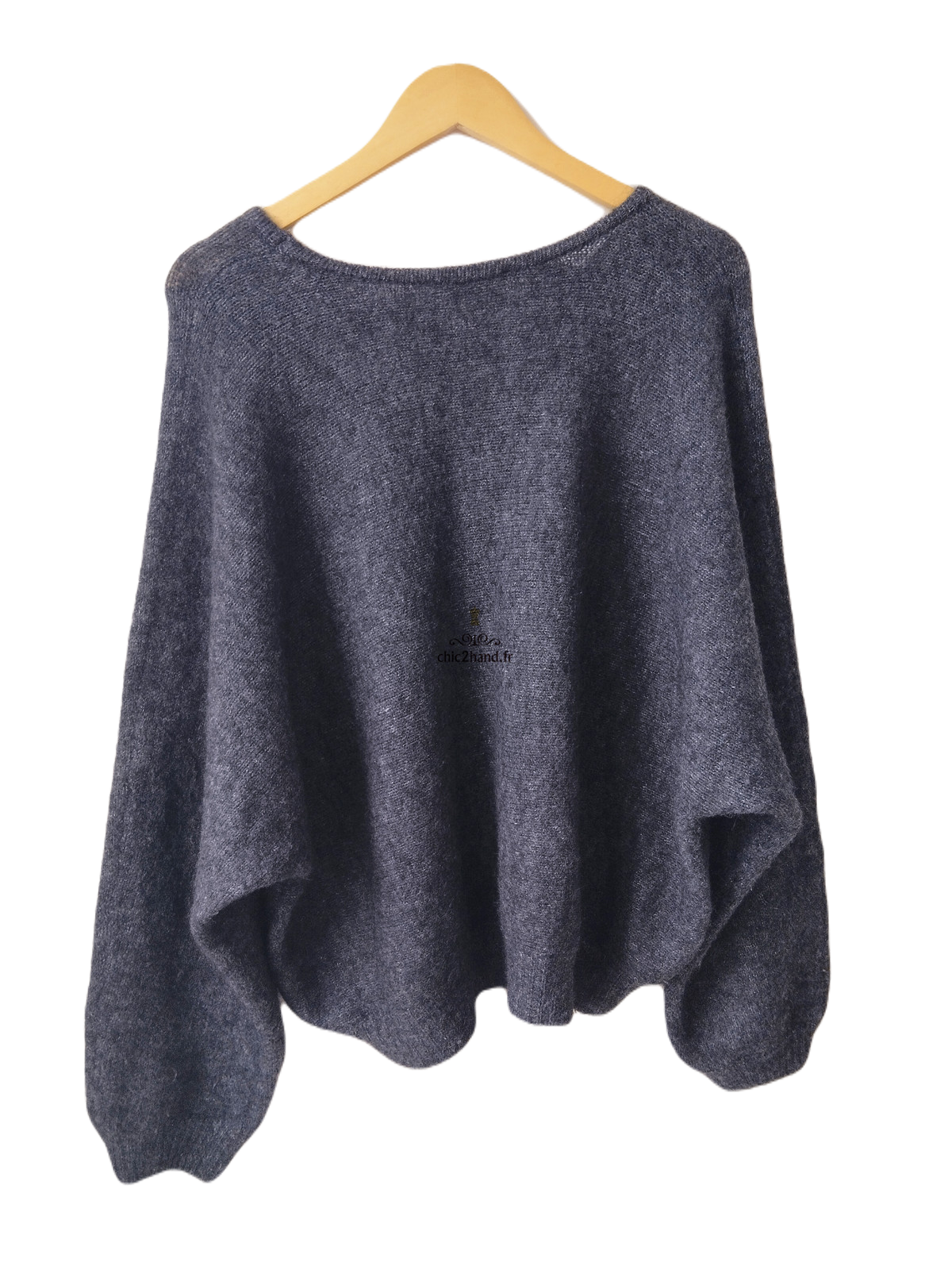 Pull oversize laine American Vintage east18E east noir XS S NEUF – Image 6