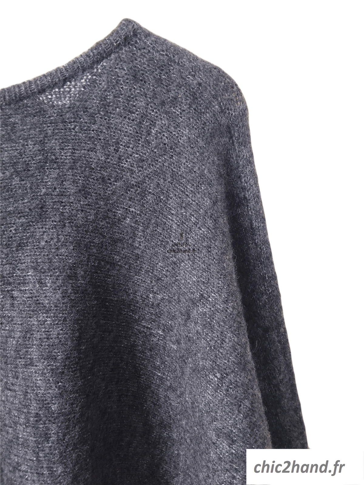 Pull oversize laine American Vintage east18E east noir XS S NEUF – Image 7