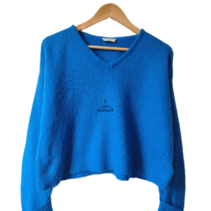 Pull oversize laine American Vintage east18H bleu TBE S east