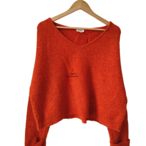 Pull oversize laine American Vintage east18H east orange M TBE 