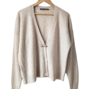 Gilet cargidan 100% pur cachemire Comptoir Des Cotonniers Josiah Beige T3 NEUF