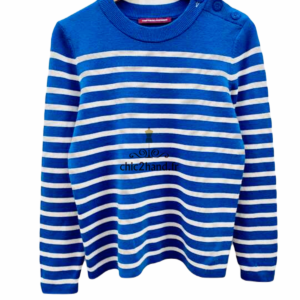 Pull marin laine comptoir des cotonniers S NEUF maddy rayure bleu blanc