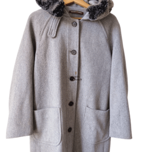 Manteau oversize avec capuche laine Comptoir des Cotonniers Gustin gris M TBE