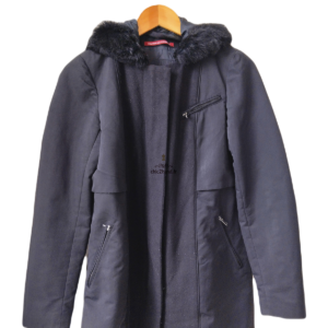 Manteau parka imperméable laine noirComptoir des Cotonniers Patsy S Excellent état