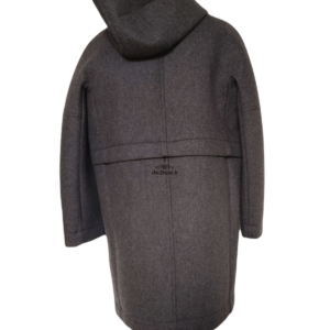 Manteau oversize avec capuche laine Comptoir des Cotonniers Verisson gris T1 NEUF