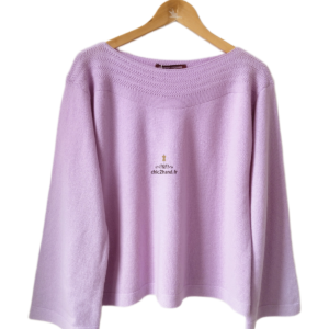 Pull oversize col bateau 100% pur cachemire comptoir des cotonniers millau M lila NEUF 