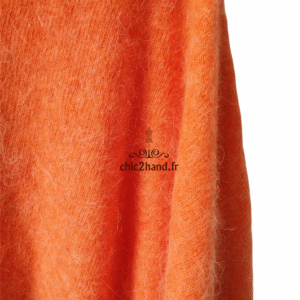 Pull oversize 50% angora American Vintage miti255b XS S mitibird orange TBE