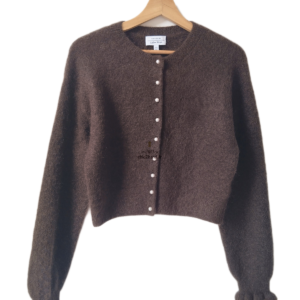Très jolie gilet doudou laine mohair & Other Stories marron S Neuf