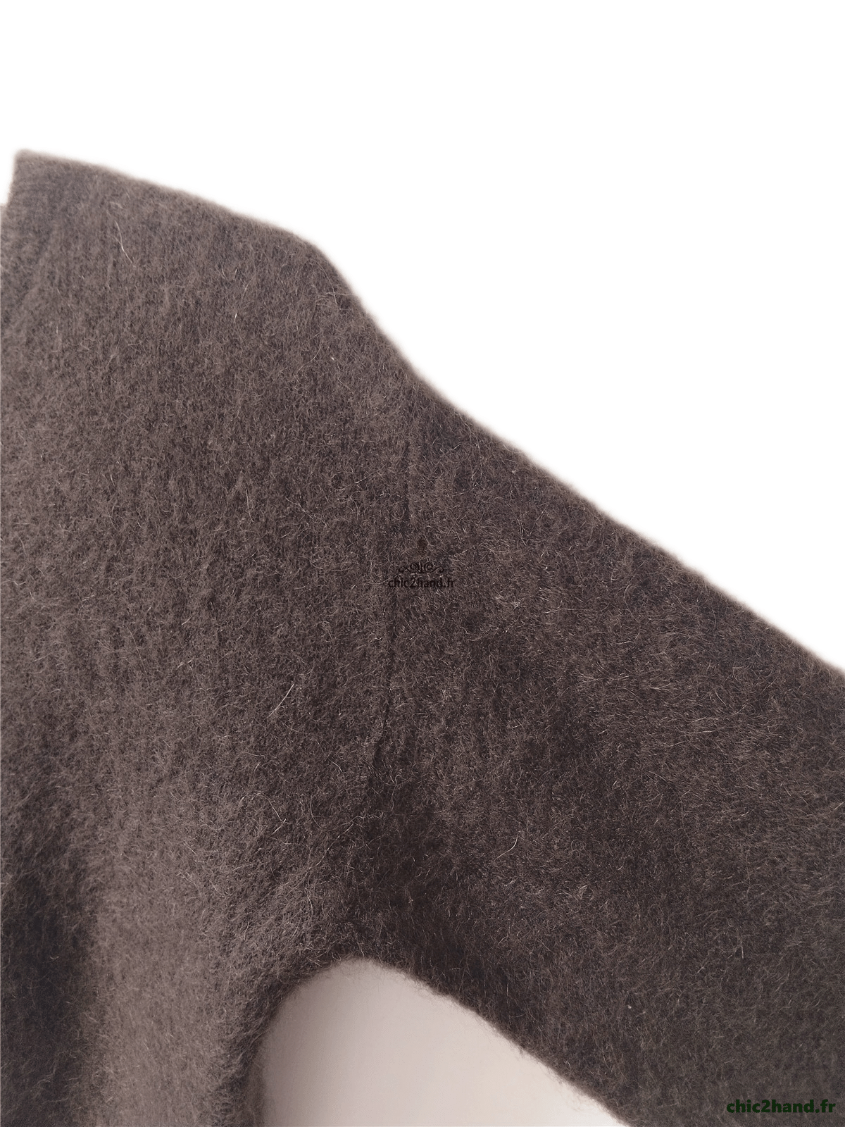 Très jolie gilet doudou laine mohair & Other Stories marron S Neuf – Image 5